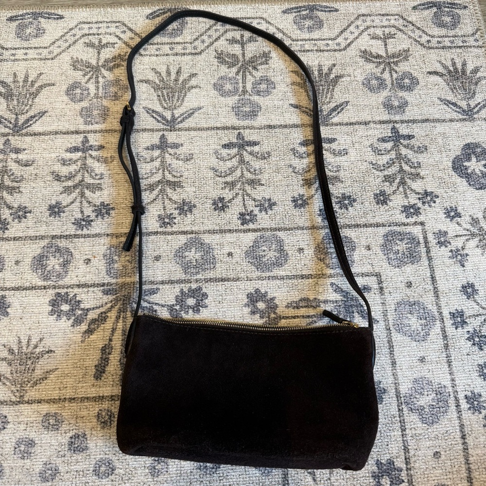 MADEWELL MINI CROSSBODY IN SOFT GRAIN CHOCOLATE BROWN - Picture 2 of 5